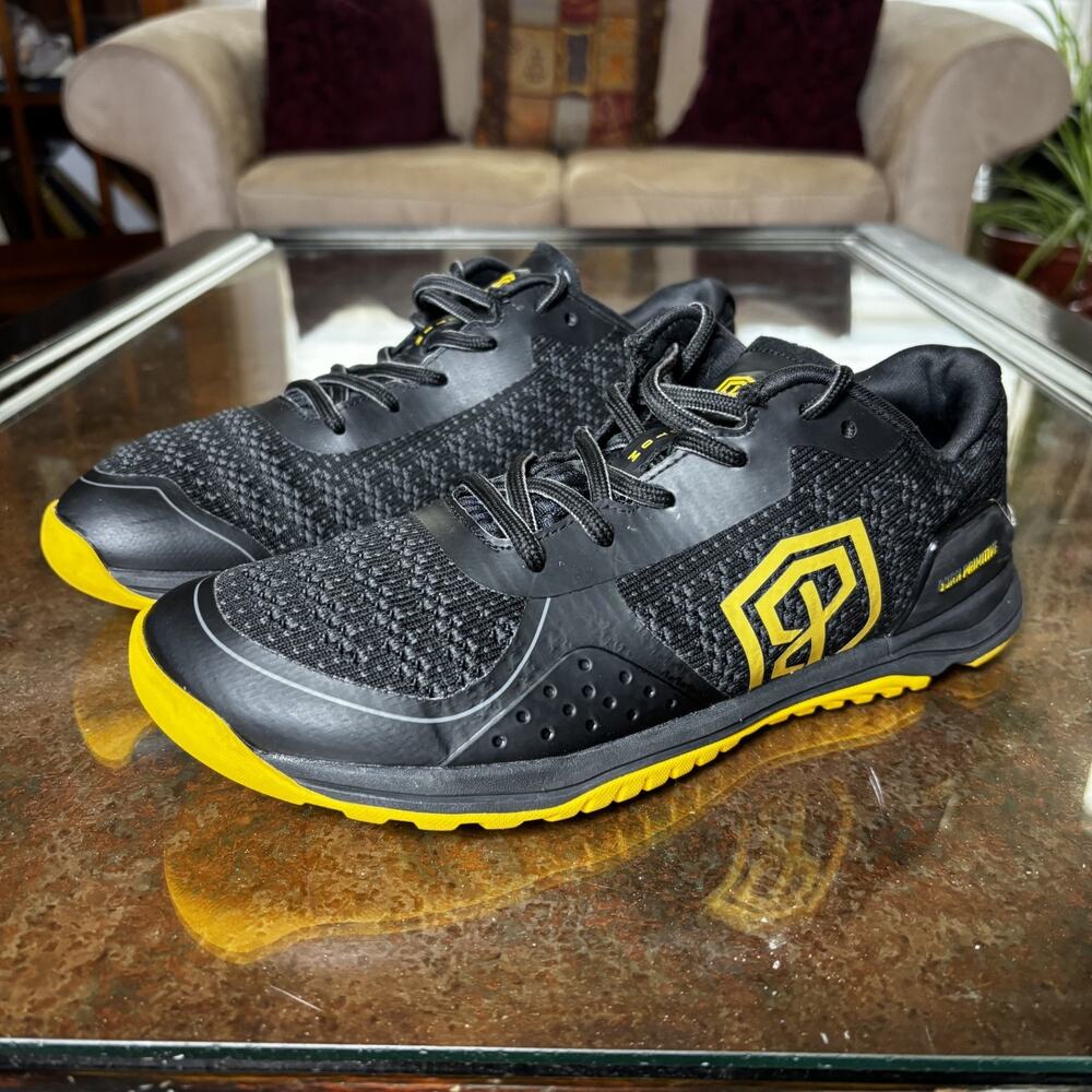 Born Primitive Savage 1 Shoes Womens 9 Black Yellow Training Gym Lifting Sneaker